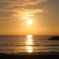 直江津海浜公園　夕日