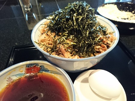 冷たい肉そば1