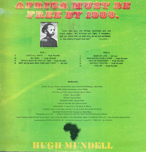 AFRICA MUST BE FREE BY 1983.-2