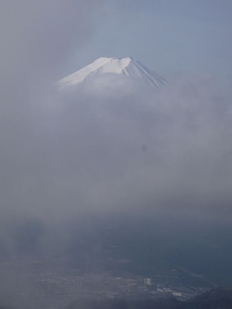 開運山から富士山