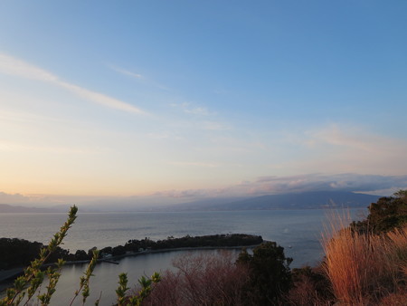 大瀬崎の夕暮れ時