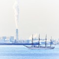 東京湾　帆船
