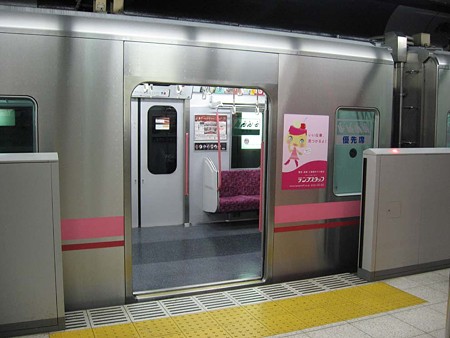平安通駅ホームドア