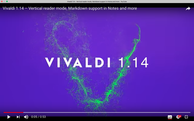 Vivaldi 1 15 1099 3の不具合 タブバーを上以外に設置してると 全画面動画のとき画面上部にタイトルバー 写真共有サイト フォト蔵