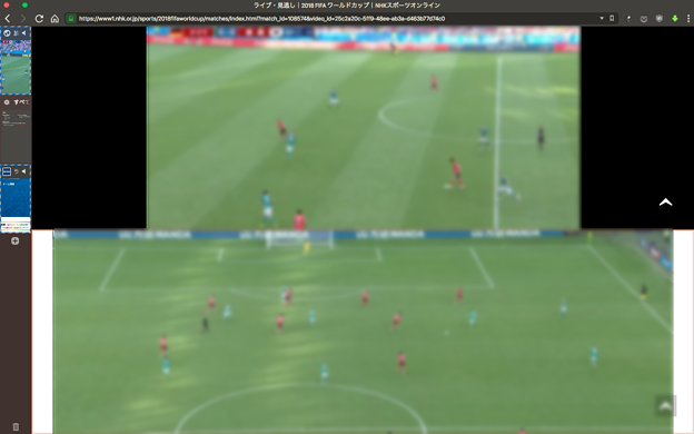 Vivaldi:タブタイリングで2つのワールドカップ動画を同時視聴! - 9(マルチアングル同時視聴)