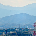 尾張戸神社の展望台から見た景色 - 20：スカイステージ33越しに見えた岐阜城・金華山