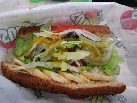 サブウェイでローストチキン