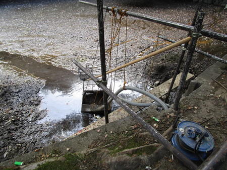 排水処理設備がまだある