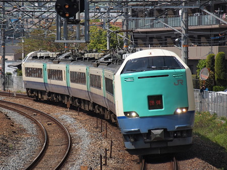 485系3000番台 天理臨 東海道本線サントリーカーブ