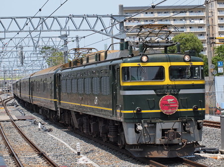 EF81 トワイライトエクスプレス 東海道本線新大阪駅