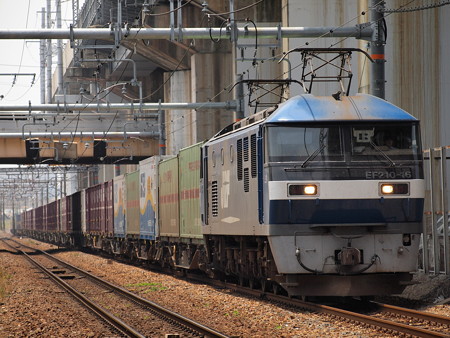 EF210貨物 北方貨物線塚本信号場~吹田操車場03