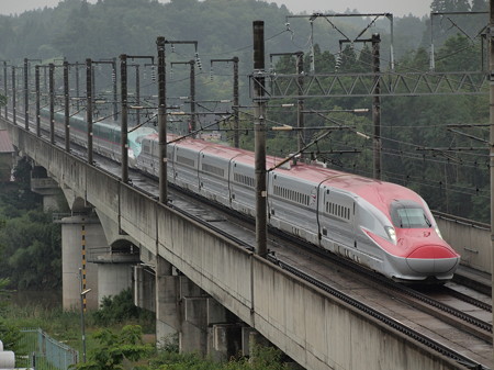 E6系・E5系こまち・はやぶさ東北新幹線郡山~福島03