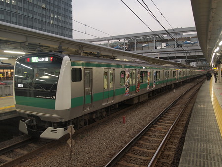 E233系普通 埼京線大崎駅03