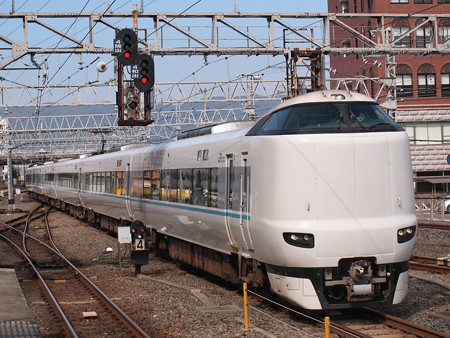 287系特急くろしお 阪和線和歌山駅