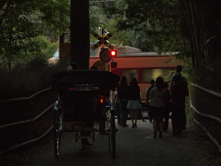 381系特急はしだて 山陰本線保津峡~嵯峨嵐山