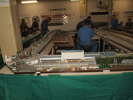 模型の展示 五位堂検修車庫02