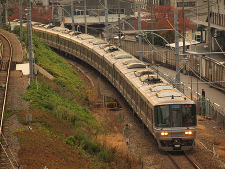223系新快速 東海道本線塚本~尼崎01