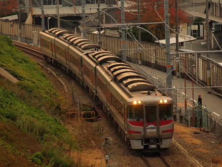 キハ189系特急かにカニはまかぜ 東海道本線塚本~尼崎