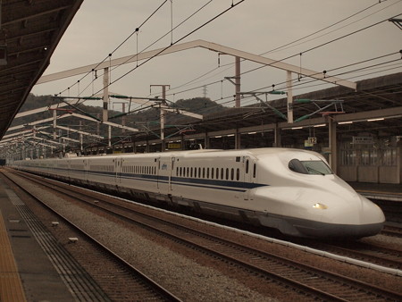N700系のぞみ 山陽新幹線相生駅01