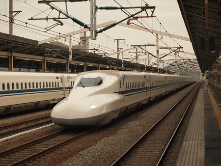 N700系のぞみ 山陽新幹線相生駅02