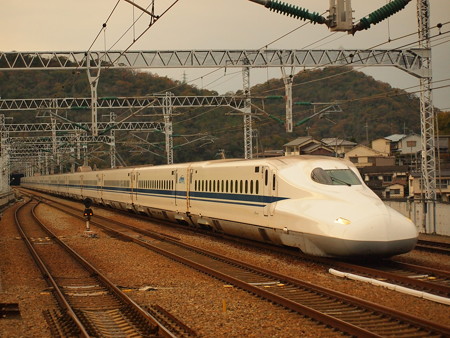 N700系のぞみ 山陽新幹線相生駅03