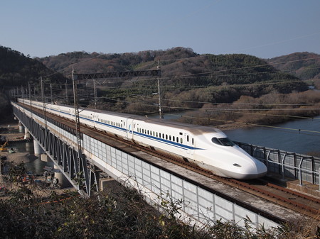 N700系のぞみ 山陽新幹線新倉敷~岡山03