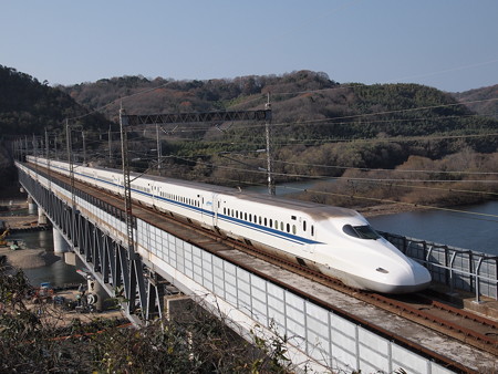 N700系のぞみ 山陽新幹線新倉敷~岡山04