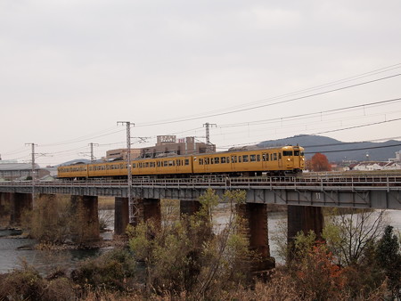 115系普通 山陽本線西川原~岡山01