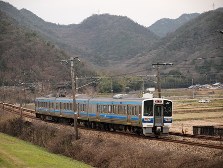 213系普通 山陽本線和気~熊山