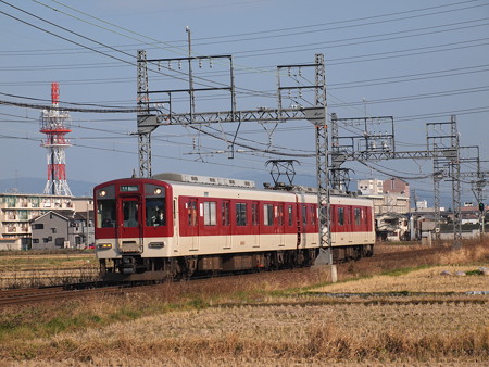 近鉄6400系準急 近鉄南大阪線尺土~高田市