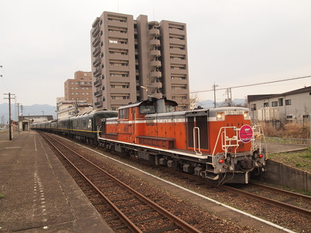 DD51 トワイライトエクスプレス 山陽本線東萩駅04