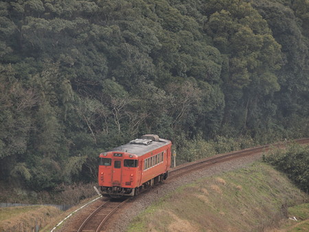 キハ40普通 山陰本線黄波戸~長門市