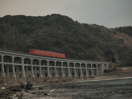キハ40 普通 山陽本線須佐~宇田郷02