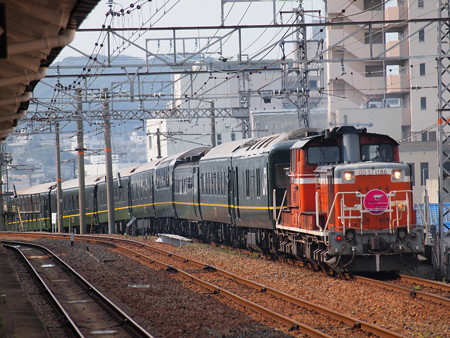 DD51 トワイライトエクスプレス 山陽本線下関駅01