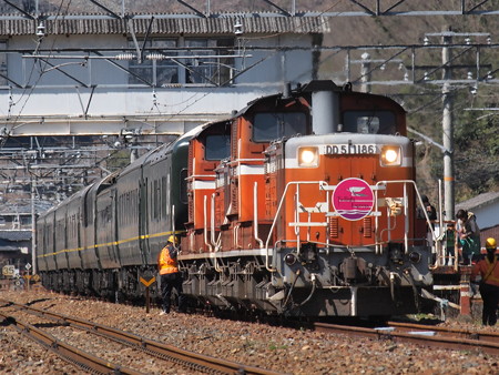 DD51 トワイライトエクスプレス 伯備線美袋~日羽01
