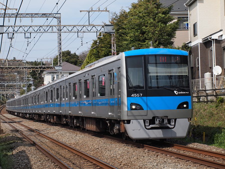 小田急4000形快速急行 小田原線総武台前~座間01