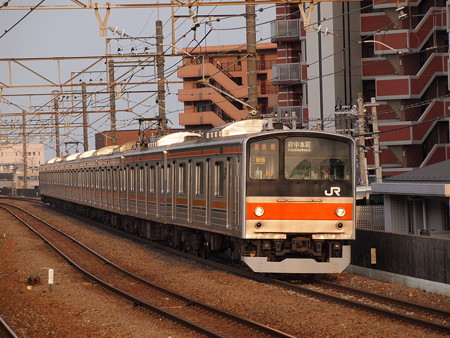 205系普通 武蔵野線新座駅 01