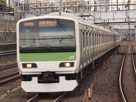 E231系普通 山手線鶯谷駅01