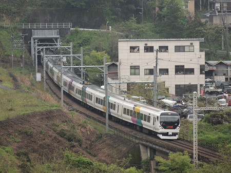 E257系特急かいじ 中央本線藤野~上野原