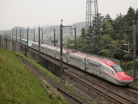 E6系+E5系 はやぶさ・こまち東北宇都宮~那須塩原02