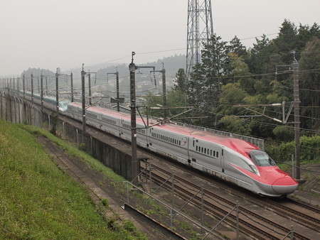 E6系+E5系 はやぶさ・こまち東北宇都宮~那須塩原03