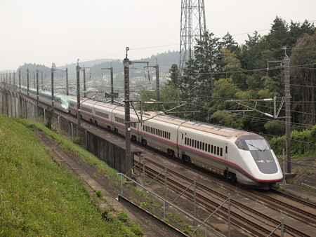 E5系+E3系やまびこ 東北新幹線宇都宮~那須塩原