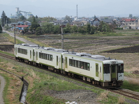 キハ110系普通 磐越西線塩川~笈川