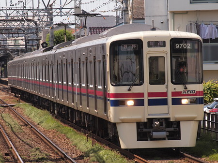 京王9000系各停 京王線西調布駅02
