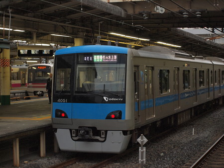 小田急4000各停 常磐線松戸駅01