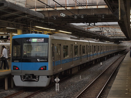 小田急4000各停 常磐線松戸駅02