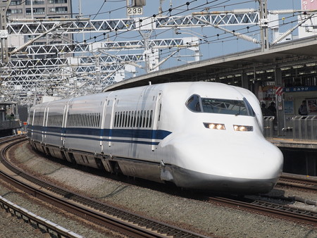 700系のぞみ 東海道新幹線浜松駅