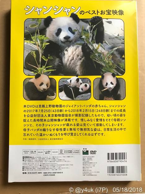 Photos: 5.22リンゴを持って初めて食べた記念日☆シャンシャンのベストお宝映像「日常生活の中で忘れていた温かいぬくもりを呼び覚ましてくれるはずです」癒され頬が緩み涙し惚れる～史上最高のムフフDVD