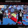 Halldorsson’s dream becomes reality [Iceland 1-1 Argentina] star Messi misses penalty.～FIFA2018World