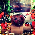 運が良かった日の旅先その3:ハロウィンだらけかぼちゃ！リラックマもダッフィーも可愛い(°▽°)怖い格好してもいいけど可愛いなら許せるね[10.29再び色々旅金病院猫悶絶家具笑顔外食焼肉の日夜まで]
